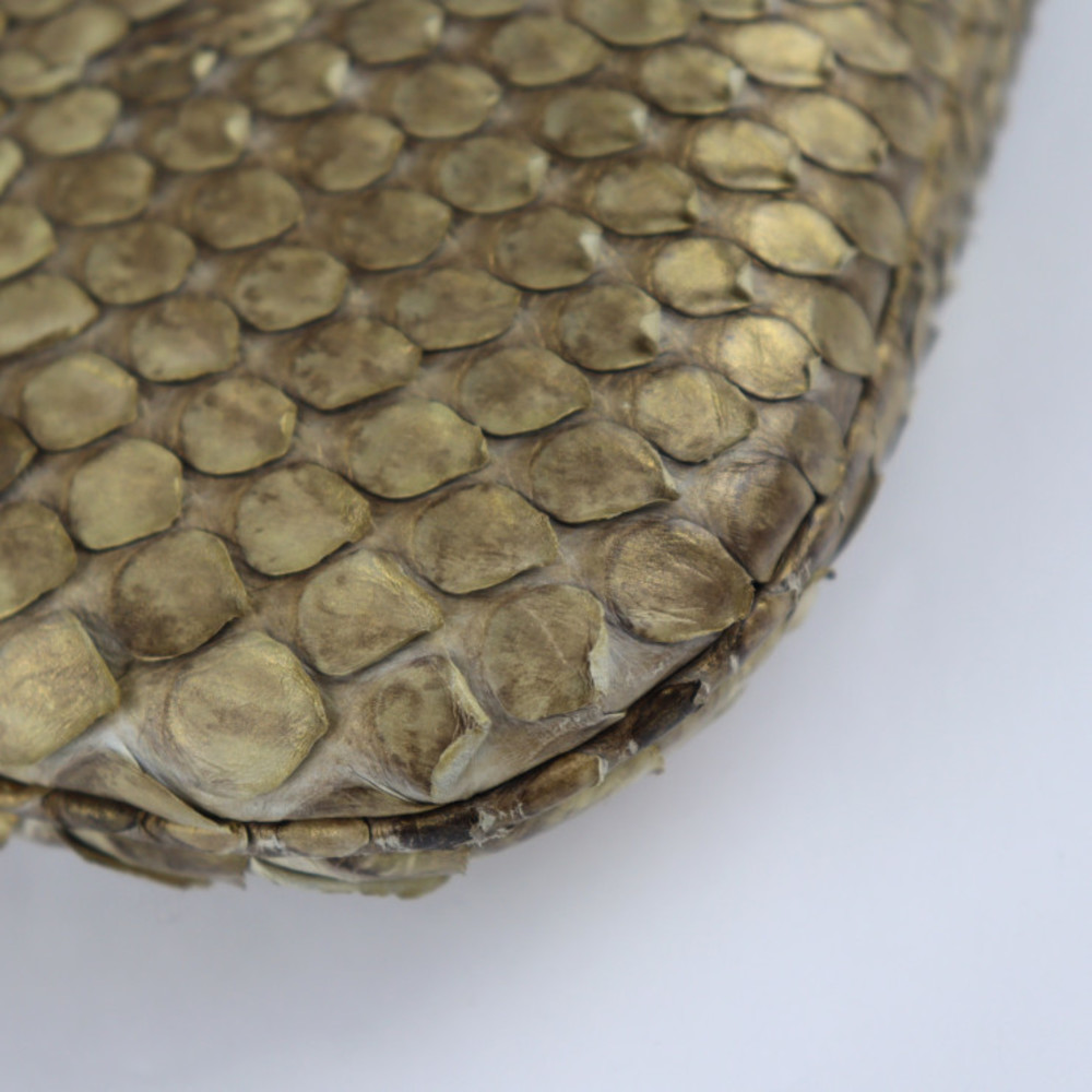 Gucci Jackie Shoulder Bag Gold Python - image 5